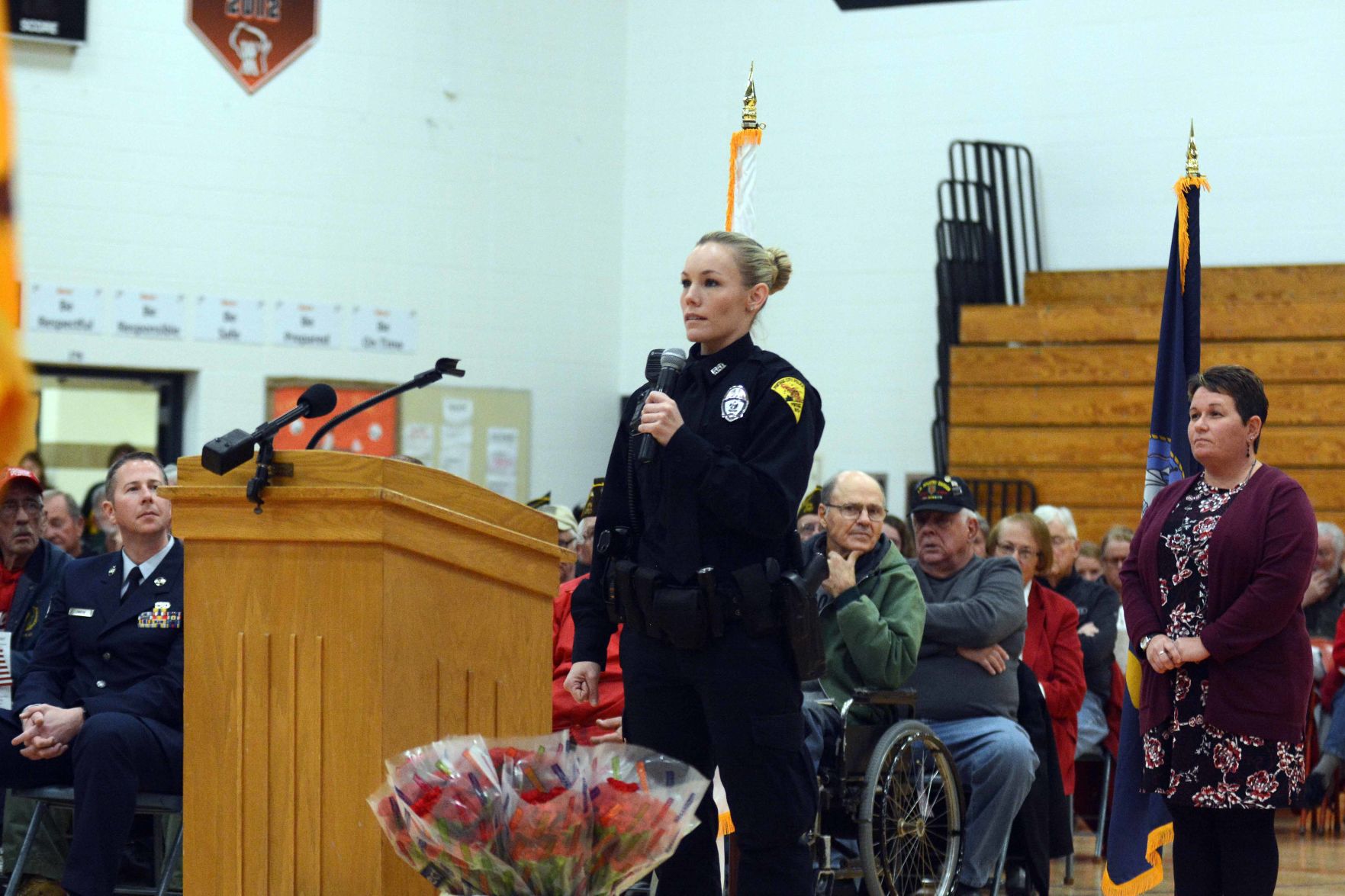 Portage High School Veterans Day ceremony 2019